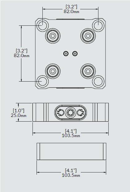 低床ベース 52mm RockLock RL52S-44
