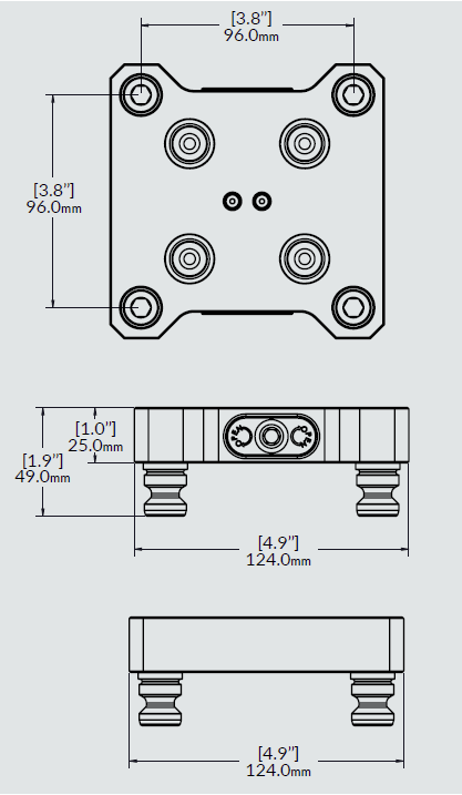 【クリアランスセール対象品】変換アダプター 96㎜-52㎜RockLock RL52A-A96